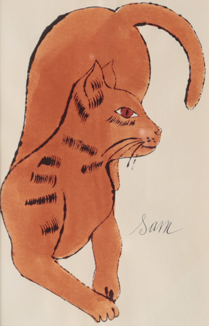アンディウォーホル バンクシー 猫の絵 アンディ ウォーホル 絵画