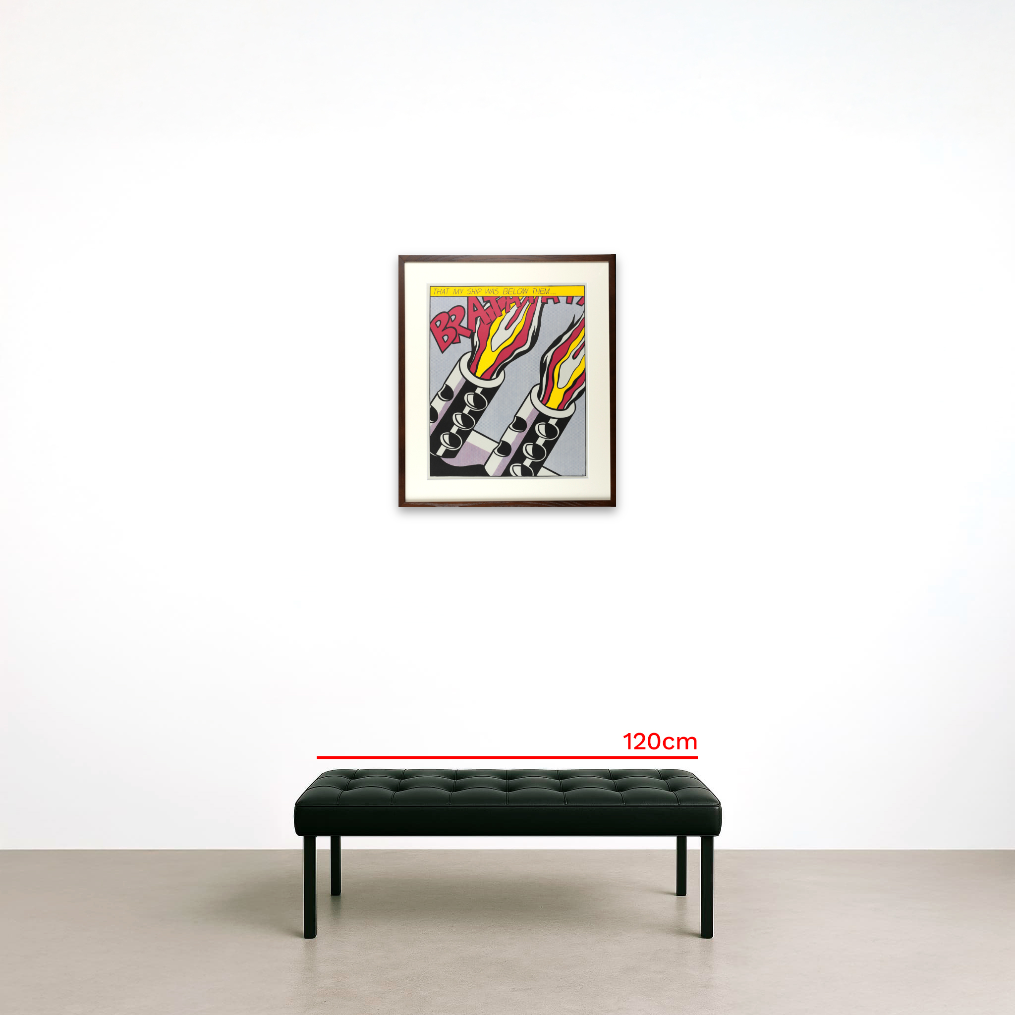 ロイ・リキテンシュタイン Roy Lichtenstein ASI OPENED FIRE POSTER