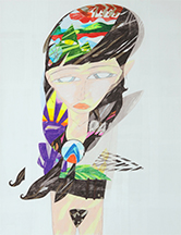 古武家 賢太郎　直筆サイン『Untitled Ⅰ』アクリル絵具 0804C 古武家賢太郎 Kentaro Kobuke Untitled | ONLINE STORE | Walls Tokyo