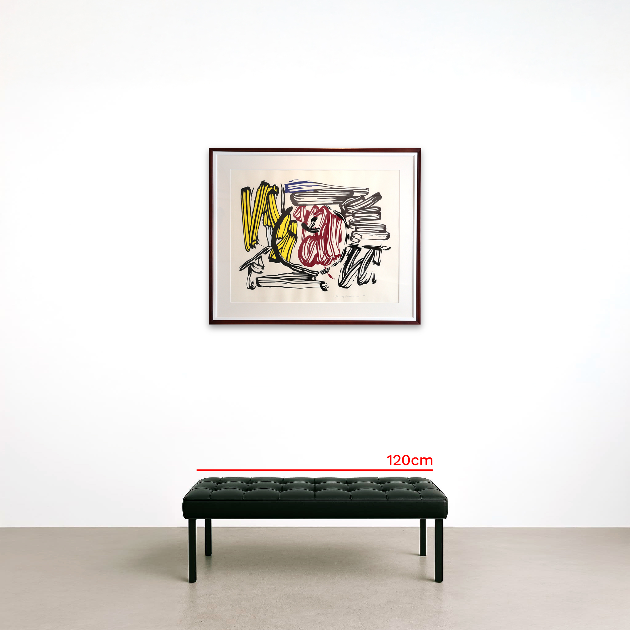 ロイ・リキテンシュタイン Roy Lichtenstein 赤と黄色のリンゴ：「7